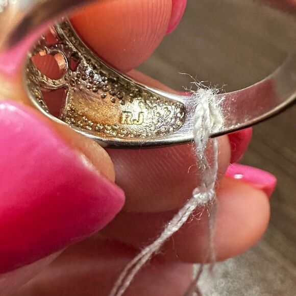 Vintage handmade Ruby/Emerald/Sapphire, Sterling Silver Gothic Ring! - Picture 3 of 9